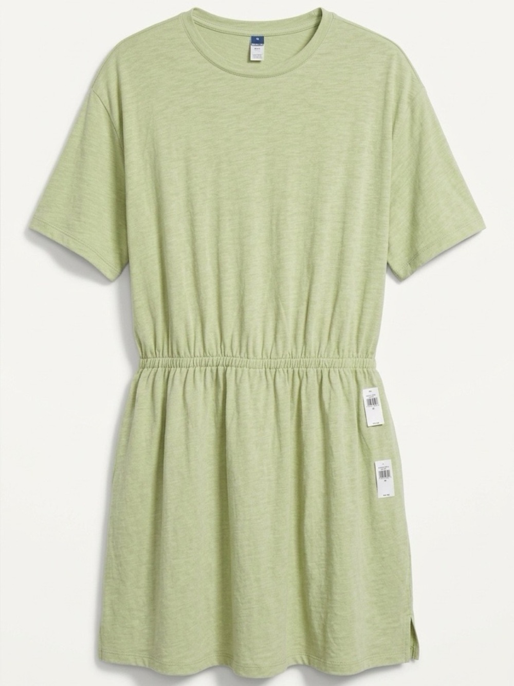 Old Navy Women’s Light Green Elastic-Waist Casual Dress